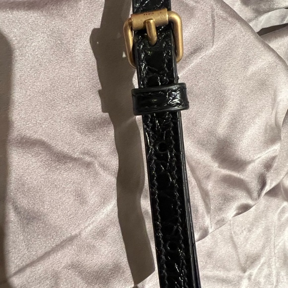 New Saint Laurent Mini Croc Embossed Tote - Picture 12 of 13